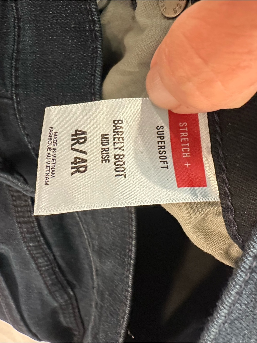 Express Indigo Straight Leg Jeans - Picture 4 of 6